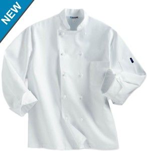   with Knot Buttons All Sizes Embroidered Free Name Chef Coat
