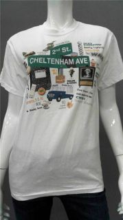 Hanes Philly Cheltenham Ave Misses XL Cotton Short Sleeve Graphic T 