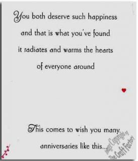 Mom and Dad Open Anniversary Card   Large WL042