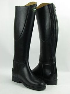 Le Chameau Alezan Prestige Equestrian Boot Black Womens Size 7 5 M 