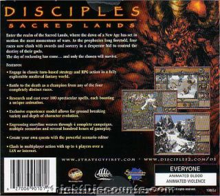 Disciples Sacred Lands Strategy PC Game New in Box 627006901010