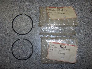 NEW OEM SET OF 2 PISTON RING FOR HOMELITE 410 AND 410 SL CHAINSAWS