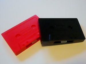   Black & Red Pair Cassette Tape Salt & Pepper Shakers Room Essentials