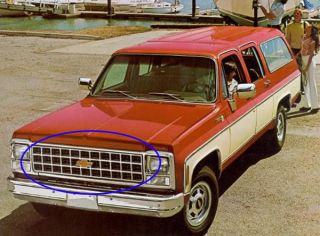 1973 1980 Chevrolet Blazer C K Suburban Main Upper Black Aluminum 