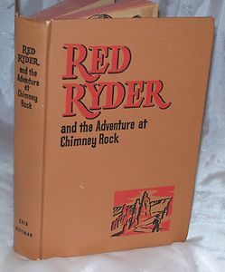   WHITMAN BOOK ~ 1946 ~ RED RYDER AND THE ADVENTURE AT CHIMNEY ROCK ~ HC