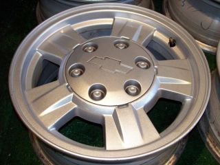 15 Chevrolet Colorado GMC GM Factory OEM silver Chevy wheels only