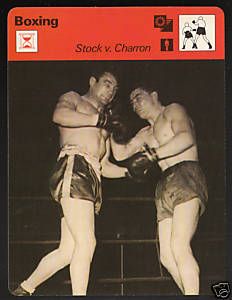Jean Stock vs Robert Charron Boxing SPORTSCASTER Card