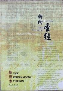 Chinese English Bilingual Language Bible NIV Extra Christianity Book 