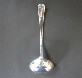 Randall Chatterton Georgian Sterling Silver Old English Sauce Ladle 