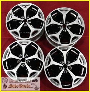 2012 CHEVY VOLT 17 SILVER WHEELS W/ INSERTS OEM FACTORY TAKE OFF RIMS 