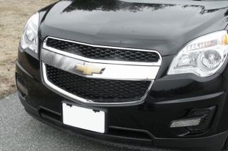 10 13 Equinox Front Grille Surround, Mirror Polished Truck SUV Chrome 