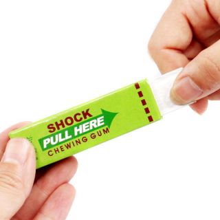Safety Joke Electric Fake Shock Chewing Gum for Gag Prank Trick Party 