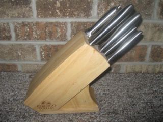 chicago cutlery knife set 6 knives and 1 sharpener