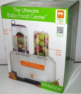 NEW BABY CHEF THE ULTIMATE BABY FOOD CENTER Blender Bullet Maker 