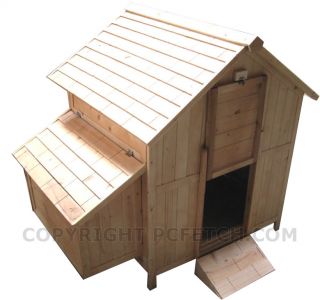 New Chicken Coop Hen House Rabbit Pet Hutch Plan Pen