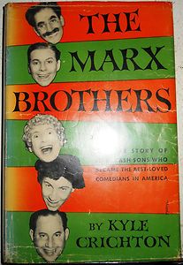 The Marx Brothers Kyle Crichton 1950 Signed Harpo Chico Groucho Zeppo 