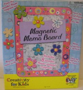 Creativity for Kids Magnetic Memo BoardFlower Magnets