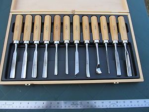 Nice 12 PC Craving Set Marples with Wooden Case  USA 