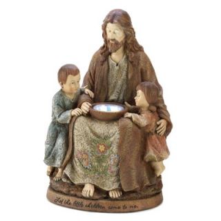 Jesus and Children Solar Statue UPC 817216011061 Polyresin