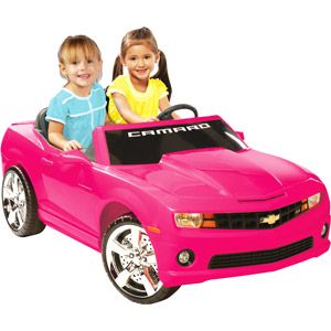 Chevrolet Camaro Battery Operated Ride On, Pink   used