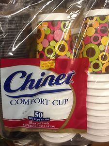 Chinet® Comfort Cup™ Hot Cups Lids 16 oz 50 Ct