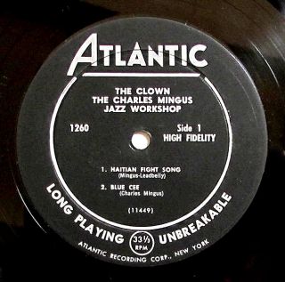 CHARLES MINGUS THE CLOWN ATLANTIC 1260 ORIG. MONO D.G.  (LP) NM