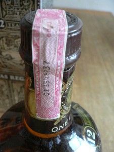 Vintage 1960s Chivas Regal Scotch Whisky SEALED Bottle