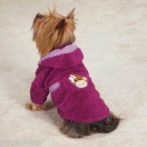XX SMALL DOG ROBE toy teacup yorkie chihuahua little DOG ROBE pjs 