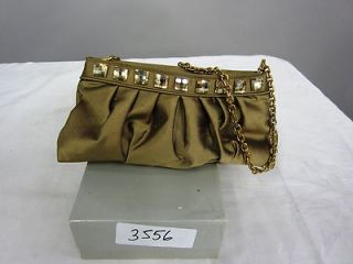200 Inge Christopher Womens Milan Clutch Gold One Size