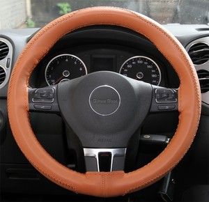 Circle Cool Chevrolet 43008 Leather Wrap Steering Wheel Cover Wrap New 