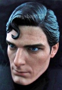   Sideshow 1 6 12 Superman Christopher Reeve Figure Head Sculpt