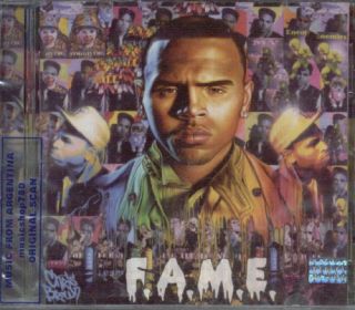 chris brown f a m e factory sealed cd in english