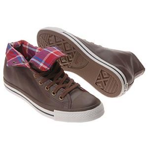 Converse Chuck Taylor Chocolate Leather Hi Tops