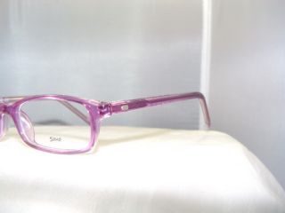 New Soho 81 Lilac Childrens Rectangular Eyeglass Frame