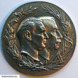 Denmark 1947 Silver Medal Christian x Frederik IX