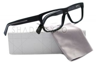 New Christian Dior Eyeglasses CD Black Tie 127 Black WRO 55mm Auth 