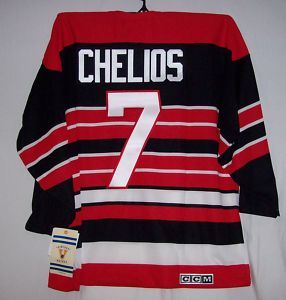 Chelios Vintage 1992 Chicago Blackhawks Jersey XXL 2XL