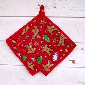   Man Pot Holder Cook Baker Gift Sweets Bakery Christmas Cookie