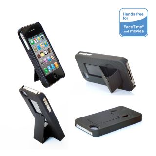 Cirago Black Slim Case with Kickstand for Apple iPhone 4S iPhone 4 