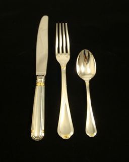 CHRISTOFLE Silverplate OCEANA GOLD Flatware ~ Dinner Knife(s)