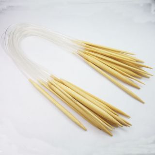 14 Sizes 16 40cm Circular Bamboo Knitting Needles Sets