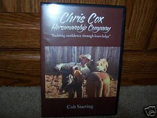 Chris Cox Horse Training DVD Set Colt Starting