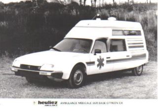 Citroen Heuliez CX Ambulance Press Photograph