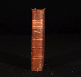 1850 The Life and Voyages of Christopher Columbus Washington Irving