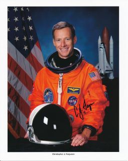 Chris Ferguson STS 135 Commander HANDSIGNED NASA Portrait 8x10