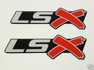 Chevy Camaro SS RS LSX Engine Emblems Badges Qty 2 New