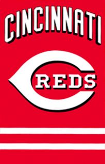 Cincinnati Reds Baseball Huge Embroidered Banner Flag