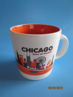  Donuts D Destination Series Coffee Mug Chicago 14oz Starbucks Type Cup