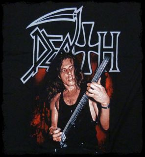Death   Chuck Schuldiner photo t shirt   Official   FAST SHIP