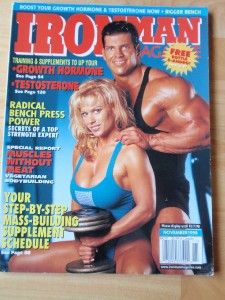  bodybuilding muscle magazine/RICH PIANA & CHRISTINA HUNTER 11 98